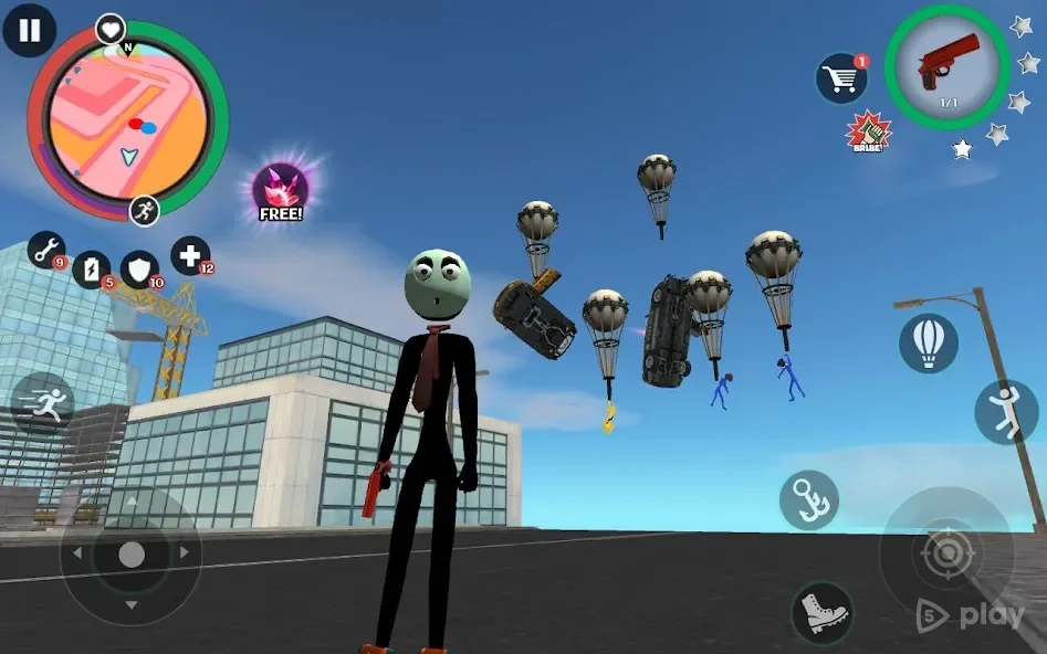 Stickman Rope Hero 2 screenshot
