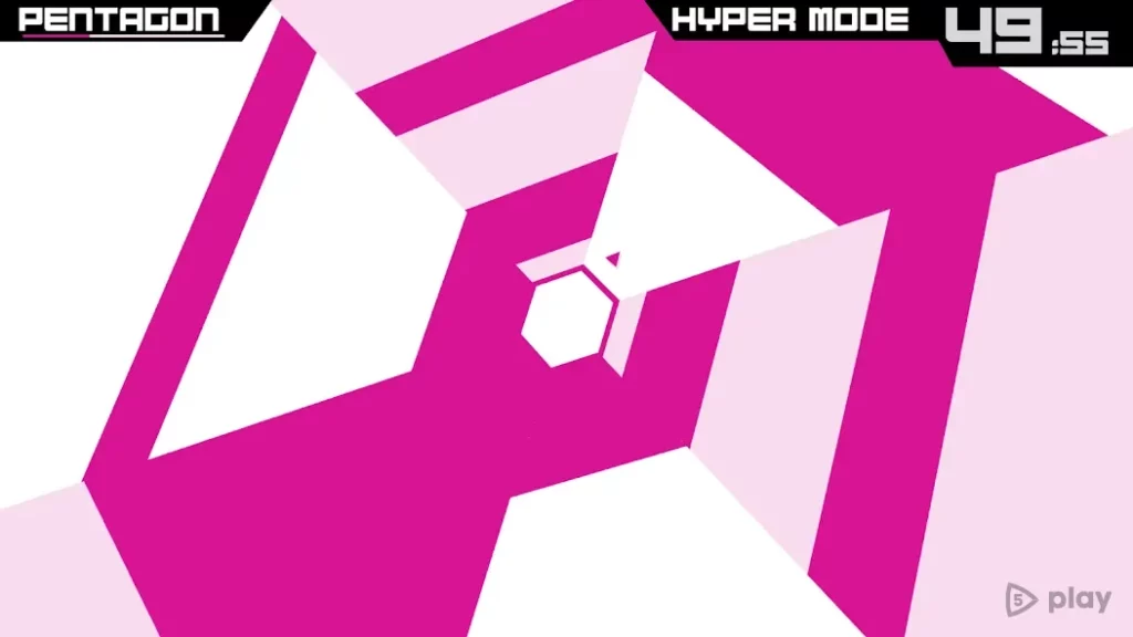 Super Hexagon screenshot