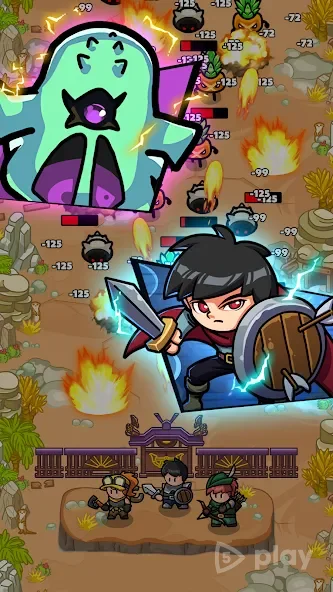 Hero Quest: Idle RPG War Game screenshot