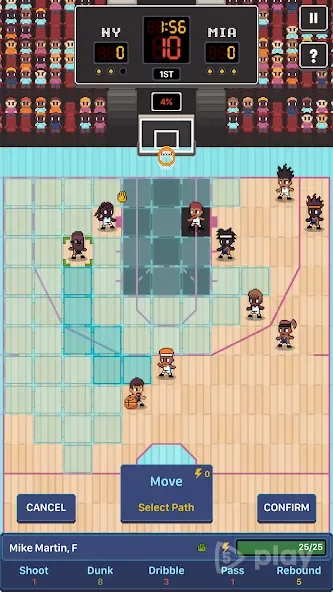 Hoop League Tactics screenshot
