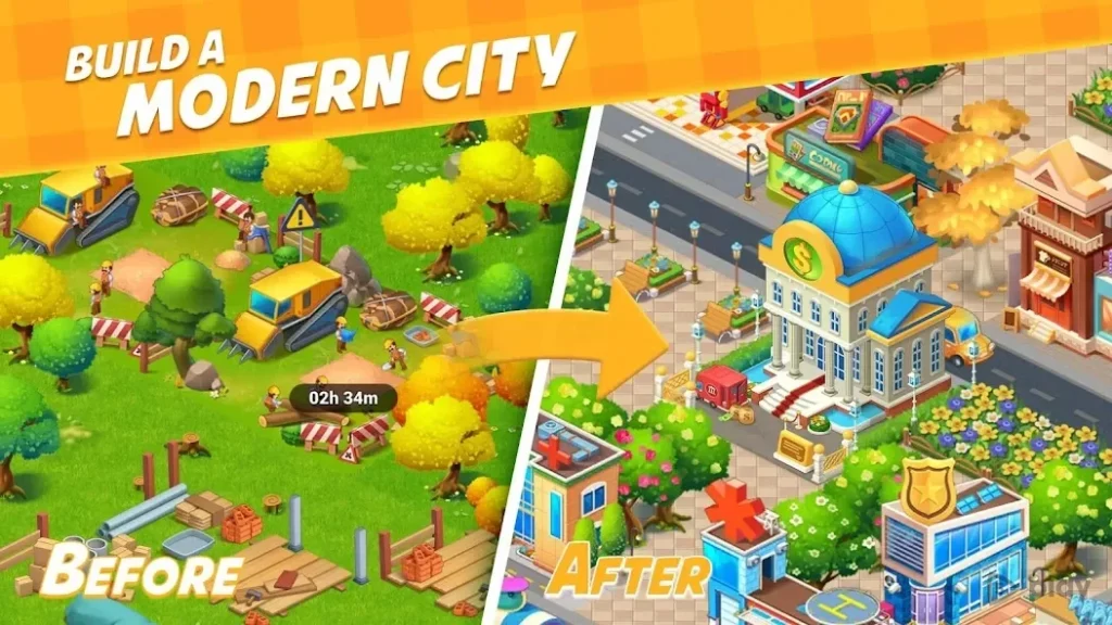 Farm City : Farming & City Building screenshot