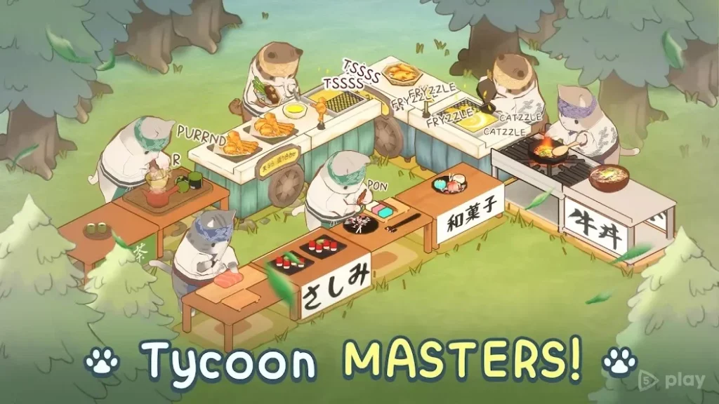 Cat Garden - Food Party Tycoon screenshot
