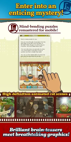 Layton: Pandora's Box in HD screenshot