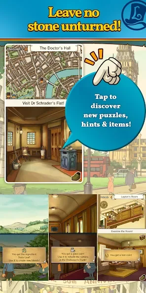 Layton: Pandora's Box in HD screenshot