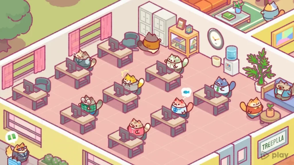 Office Cat: Idle Tycoon Game screenshot