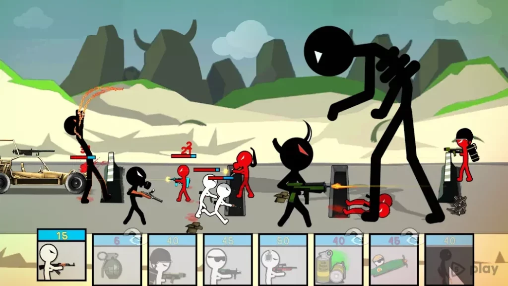 Stickman Army: битва наследия мировой войны screenshot