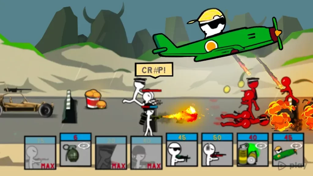 Stickman Army: битва наследия мировой войны screenshot