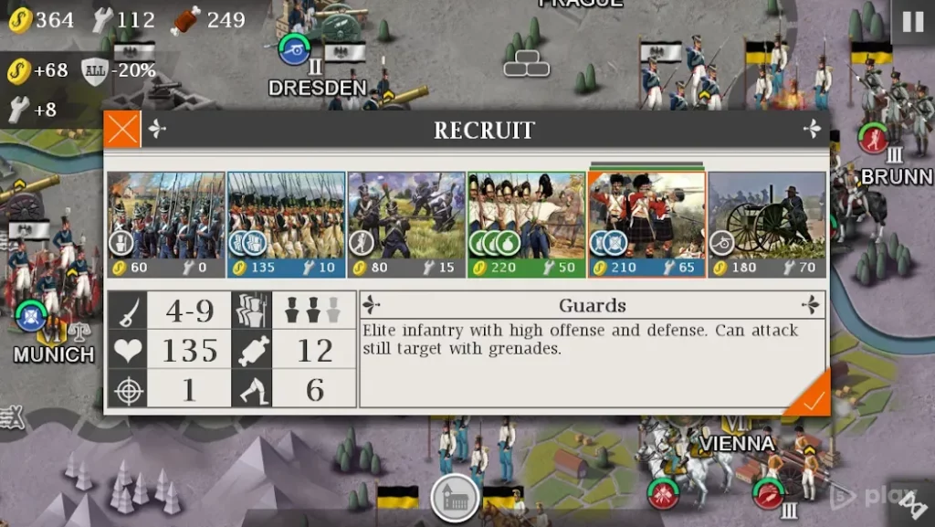 European War 4: Napoleon screenshot