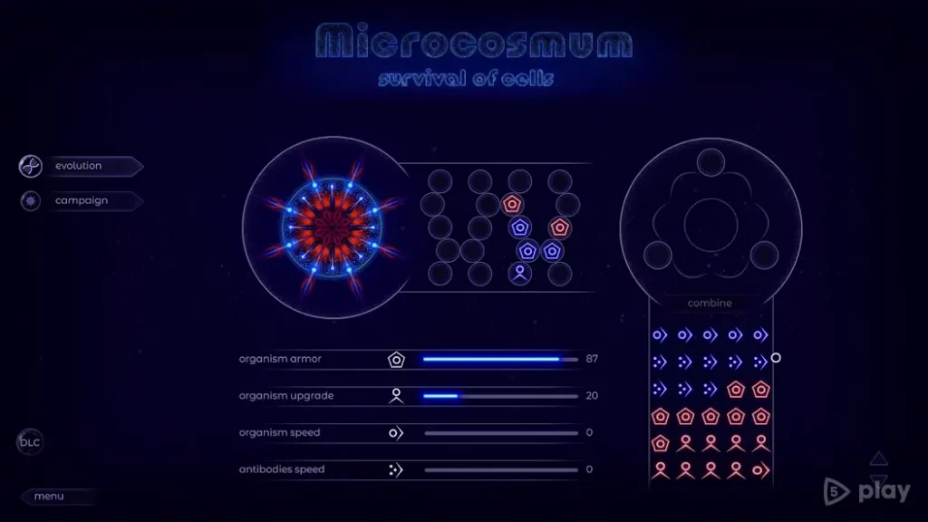 Microcosmum: survival of cells screenshot