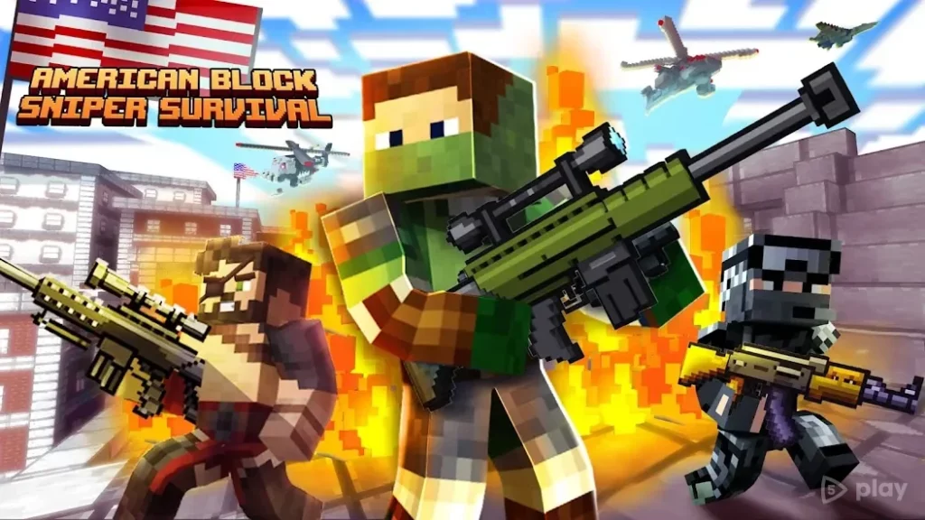 American Block Sniper Survival screenshot