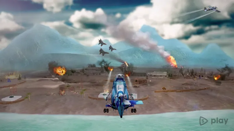 Вертолетная атака 3D screenshot