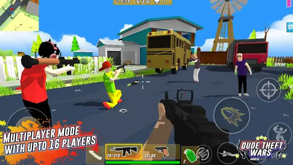 Dude Theft Wars Offline & Online Multiplayer Games screenshot