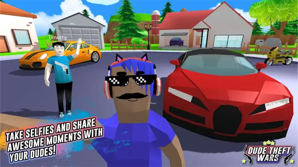 Dude Theft Wars Offline & Online Multiplayer Games screenshot