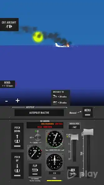 Flight Simulator 2d - realistic sandbox simulation screenshot