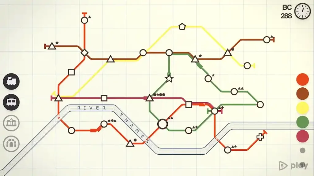 Mini Metro screenshot