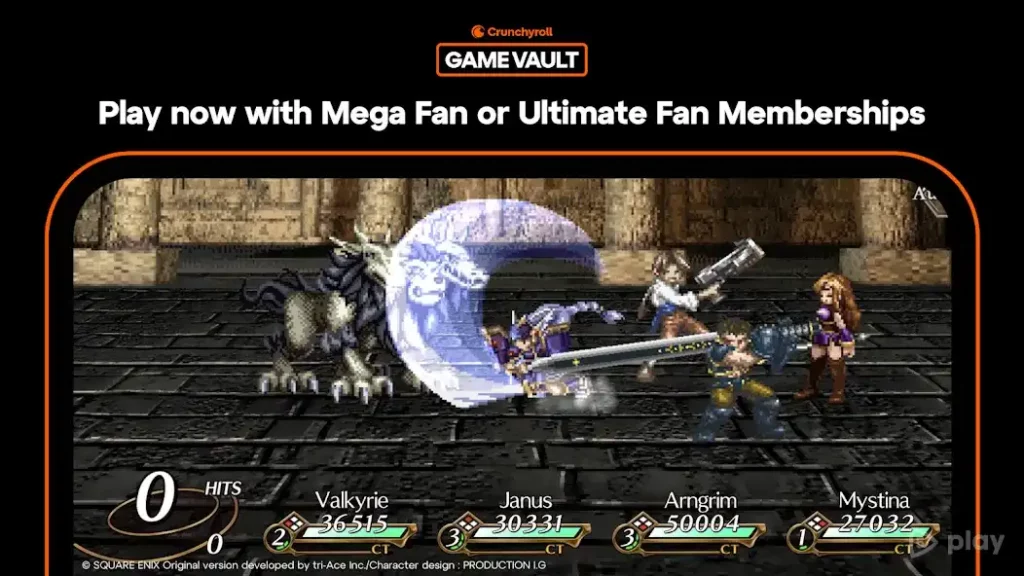 Crunchyroll: VALKYRIE PROFILE LENNETH screenshot