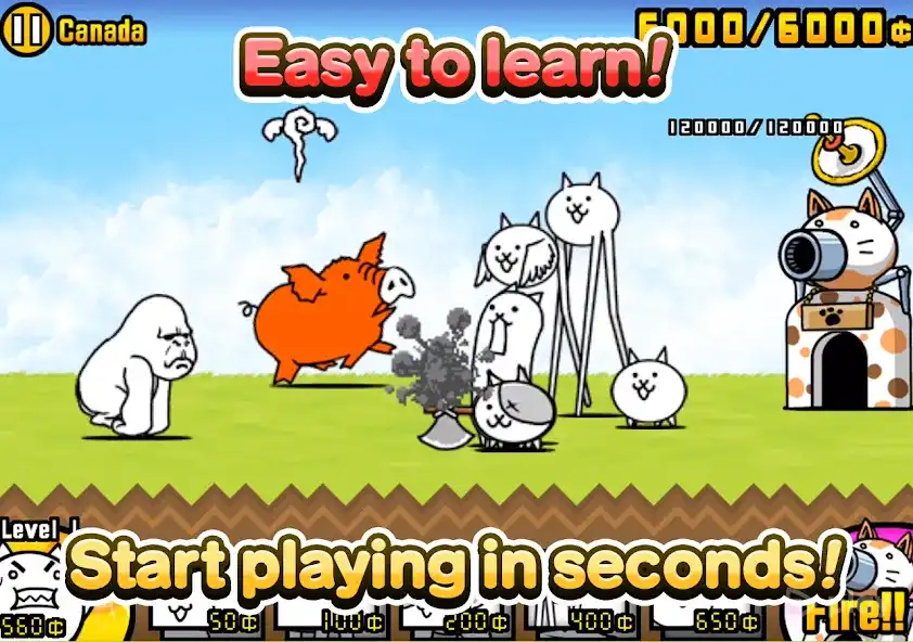 The Battle Cats screenshot
