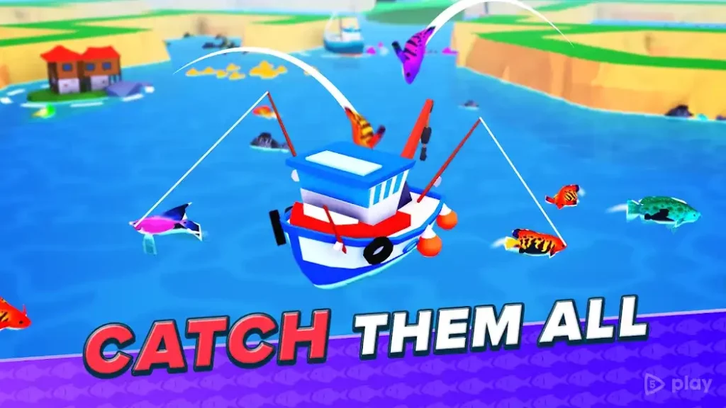 Fish idle: hooked tycoon. Your own fishing boat screenshot