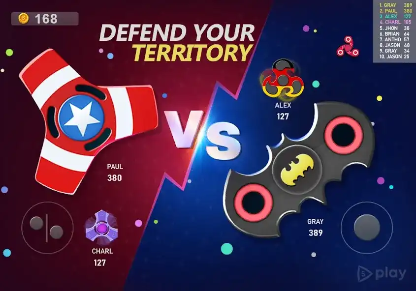 Fidget Spinner .io Game screenshot