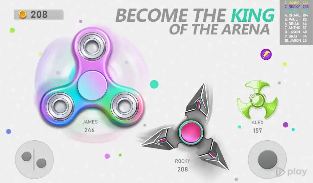 Fidget Spinner .io Game screenshot
