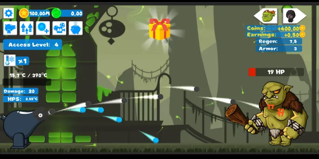 Idle Cannon Quest: Tap Clicker screenshot