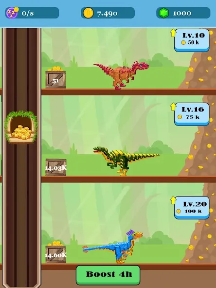 Jurassic Pixel Craft: dino age screenshot