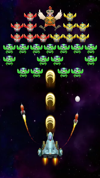 Galaxy Attack: Chicken Shooter screenshot