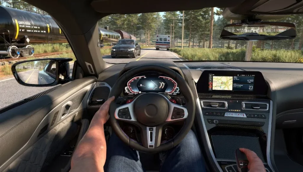 Симулятор вождения машины: EVO screenshot