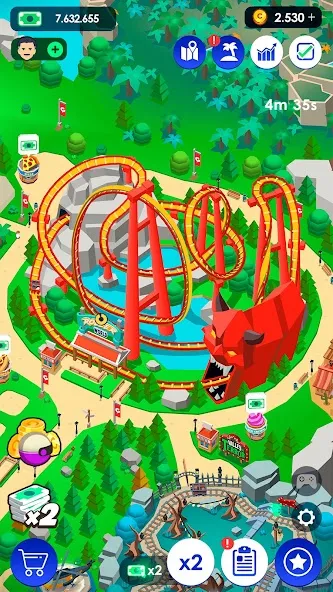 Idle Theme Park - Tycoon Game screenshot