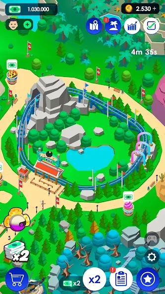 Idle Theme Park - Tycoon Game screenshot
