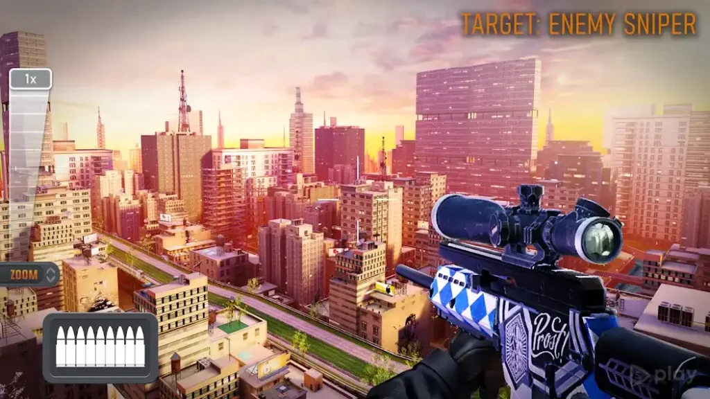 Sniper 3D Assassin: игры стрелялки бесплатно screenshot