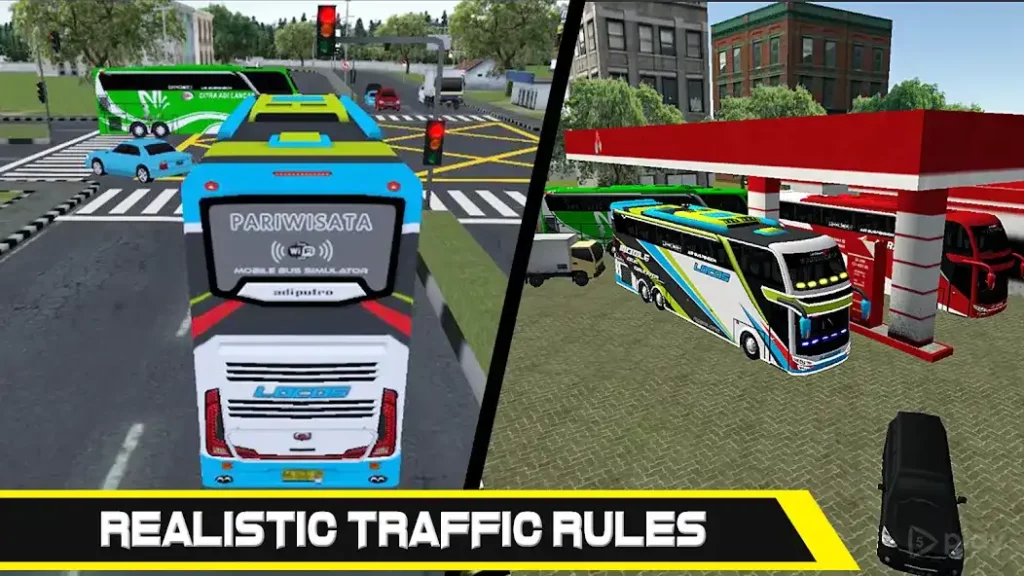 Mobile Bus Simulator screenshot
