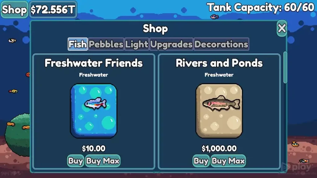 Chillquarium screenshot