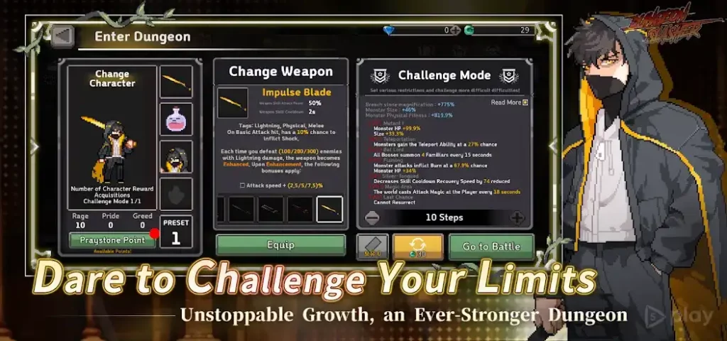 Dungeon Slasher : Roguelike screenshot