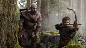 Опубликован первый кадр сериала God of War: Кратос и Атрей в объективе камеры icon