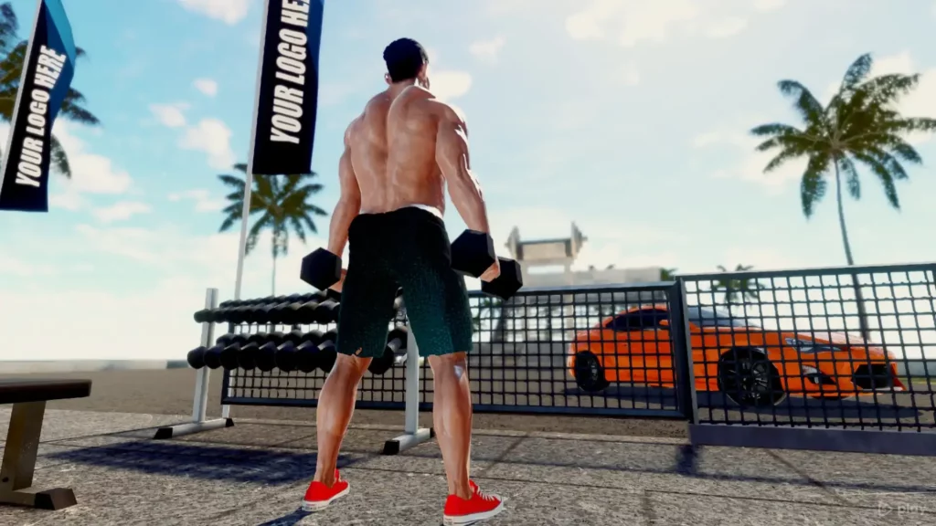Iron Muscle - Be the champion игра бодибилдинг screenshot