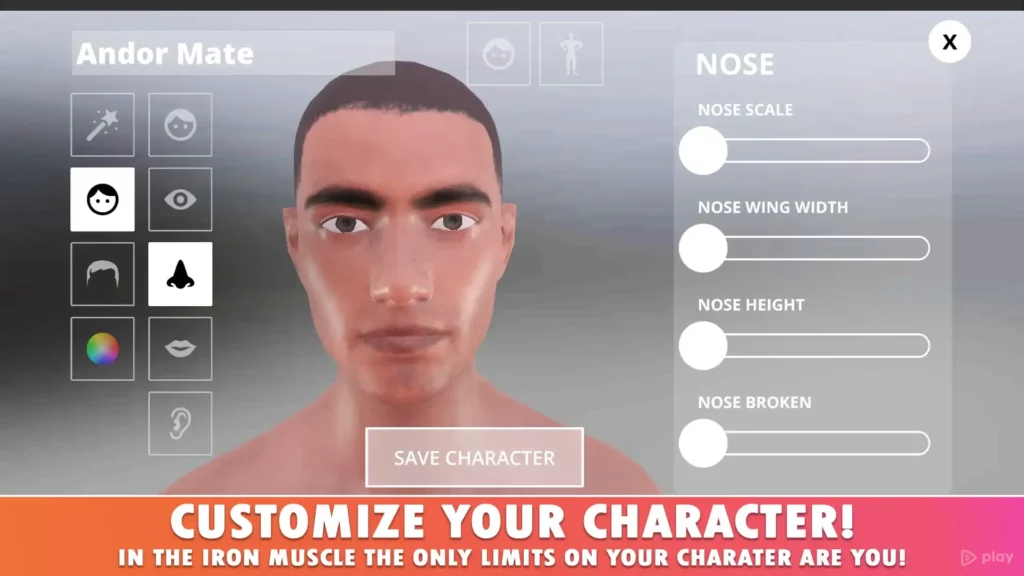 Iron Muscle - Be the champion игра бодибилдинг screenshot
