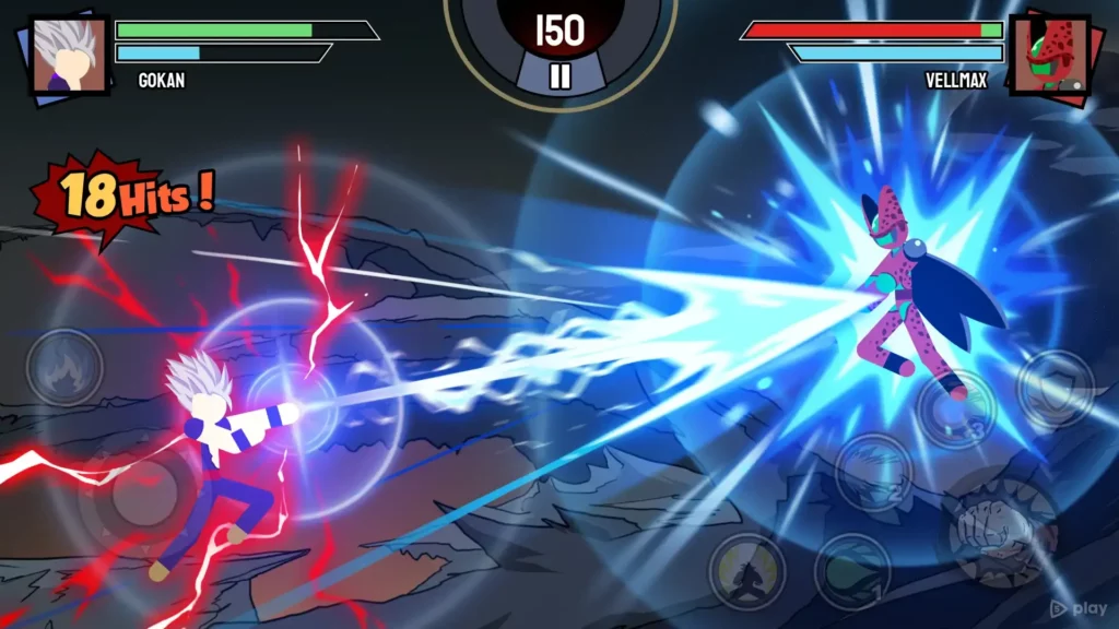 Stickman Warriors - Super Dragon Shadow Fight screenshot